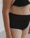 BASERANGE High Waist Flared Briefs Portugal BAS-UNHW-BL-000-HEI Black